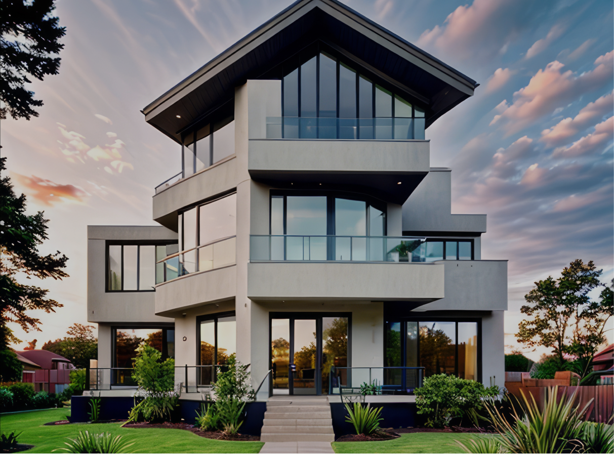 Villa representing Kerala's modern hospitality